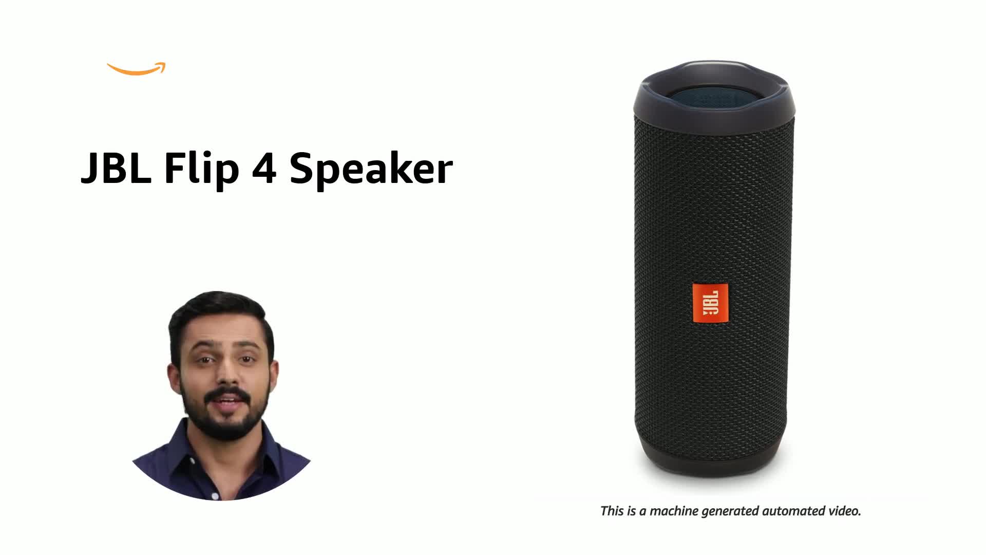 Renewed) JBL Flip 4 16 Watt Wireless Bluetooth Portable Speaker